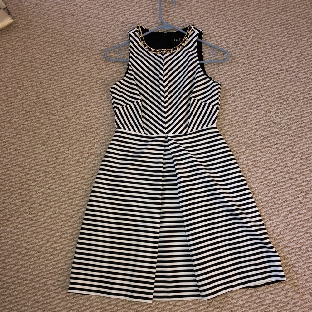 Jessica Simpson striped midi dress
